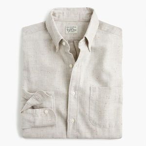 J. Crew Slim neppy cotton twill shirt